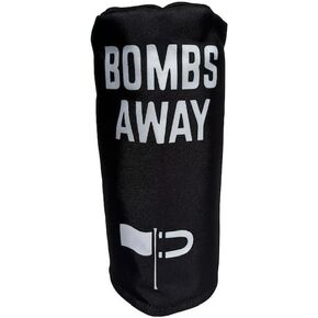 Magnetic Golf Head Cover - Driver - Bombs Away - Black