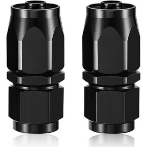 6AN Straight Swivel Hose End Fitting Aluminum Seal AN Hose End Fitting for Braided Fuel Line