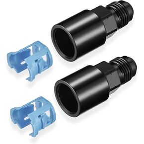 6AN Male to 5/16" SAE Quick-Disconnect Female Push-On EFI Fitting Aluminum Connector Oil Fuel Adapter