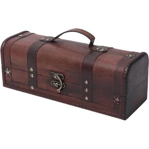 Vintage Wine Bottle Gift Box - Elegant Storage and Decorative Display