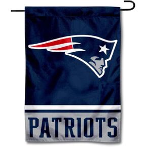 WinCraft New England Patriots Double Sided Garden Flag