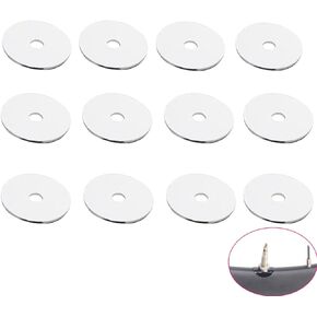 12 Pack Bike Valve Sticky Gasket Protector Airtight Film Bicycle Shrader Presta Air Nozzle Rim Sticker Adhesive Protective Glue Pad for Mountain Road Bicycle Tube Tire