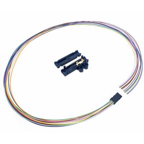 Fiber Optic Cable Buffer Tube Fan-Out Kit 25" long. Field installable fanout solutions for transitioning 250μm fibers to 900um for direct connector termination (6 STRAND) ( Pack of 10)