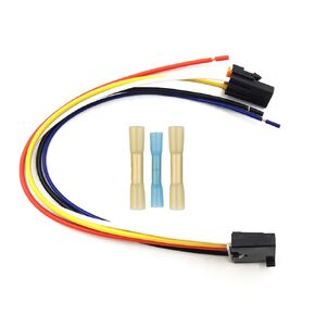 3 Pins 645-512, 89018778, 89019351, 1581773, Pigtail A/C Blower Motor Resistor Connector Harness 8e5h-19e624-a Blower Motor Plug Cable Compatible with GMC Sierra Chevy Tahoe Silverado Buick
