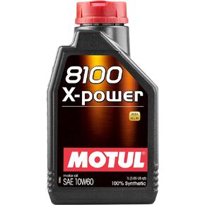 Motul 8100 X-Power 10W-60 Synthetic Oil 1 Liter (106142)