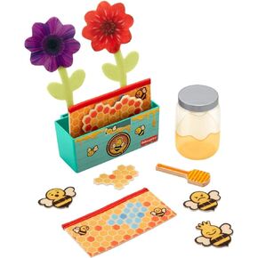 Fisher-Price Backyard Beekeeper, 13-piece pretend beehive play set for preschool kids ages 3 years and up