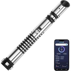 Upgrade Xenopixel 3.0 Light Saber, Motion Control Light Sabers with 34 Sound Fonts Infinite Color Changing 16RGB, Smooth Swing Light Sabers for Adults,Aluminium Hilt