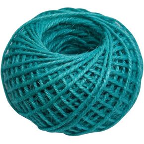 Natural Hemp Twine Beading Cord Thread Jewelry Craft Decoration Turquoise Light Blue 1.5mm 165 Feet (LG-K3-3-LB) in Kuwait