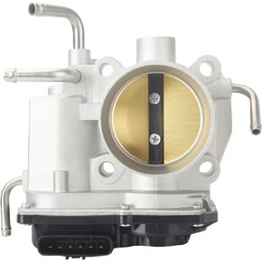 22030-28070 Throttle Body Assembly Replacement for Camry 2007-2011 Corolla 2009-2012 Matrix 2009-2013 RAV4 2006-2008 Solara HS250h tC xB Vibe 2.4L L4 with 4 pipes