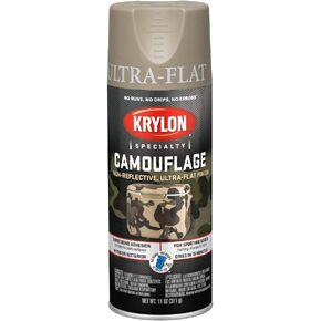 Krylon 11 oz K04291777 Fusion For Plastic Khaki Spray Paint Camouflage
