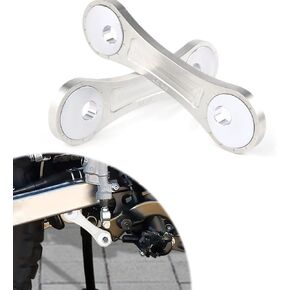 Xitomer 0-1.2'' Adjustable Lowering kit, Fit for DR650 DR650SE 1996-2022 / XT1200Z Super TENERE 2014-2023 / KDX200 1995-2006 KDX220R 1997-2005 Suspension Links Lower Link (Silver)