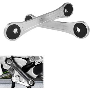Xitomer 0-1.2'' Adjustable Lowering kit, Fit for R6 2024 / ZX-6R 1998-2024 / GSX-R650 750 2000-2005/GSF1200/S 2001-2005, Fit for Z750 2007-2010/, Suspension Lower Link (Black)