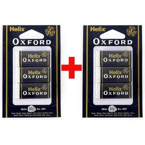 محايات هيليكس أكسفورد ذات الأكمام الصغيرة جدًا - بيضاء - خالية من كلوريد الفينيل - 2 × عبوة ثلاثية - 6 محايات in Kuwait