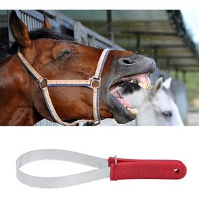 Shedder Scraper, Single Horse Shedding Blade Blade for Horse Grooming Blade Shedding Brush with Stainless Steel Blade for Dogs