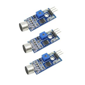 3PCS Microphone Sensor AVR PIC High Sensitivity Sound Detection Module LM393 Dual Differential Comparators Output for AVR PIC
