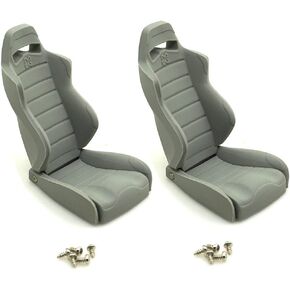 1/10 Scale Realistic RC Crawler Truck Rubber Seats Chair SCX10 II III Wraith Body Accessories 2pcs