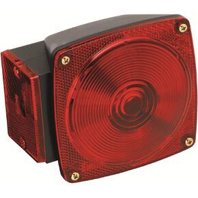 Wesbar 2523023 Submersible Under 80" Trailer Light, Red