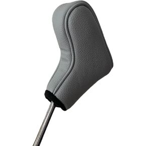 Putter Cover Magnetic Golf Blade Putter Head Cover Headcover, Compact Size Golf Putter Headcover White, Black, Grey-Blue Fits for All Brand - Protect Golf Clubs - Innovative Golf Gifts