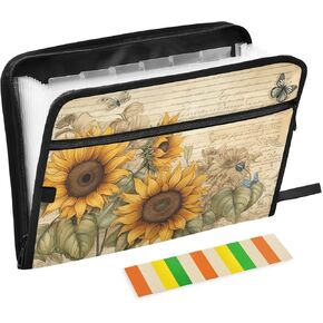 Animal Skin Pattern Design Expanding File Folder with Sticky Labels, 13 Pockets Accordion File Folder Document Organizer Expandable Zip File Folder with Zipper Closure