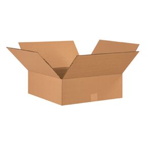 AVIDITI 17 x 17 x 6 Corrugated Cardboard Boxes, Flat 17"L x 17"W x 6"H, Pack of 20 | Shipping, Packaging, Moving, Storage Box for Home or Business, Strong Wholesale Bulk Boxes