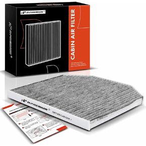 A-Premium Cabin Air Filter with Activated Carbon Compatible with Chevrolet Caprice 2011-2017, SS 2014-2017 & Pontiac G8 2008-2009, Replace# 92184248