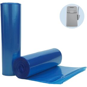 Cat Genie Bag Refills: Compatible with Litter Genie Easy Roll Pail, 7-Layer Continuous Refill Bags, Roll of 24 Bags, 2 Rolls
