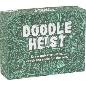 New Game! Doodle Heist - The Quick Drawing and Deduction Family Party Game for Kids, Tweens, Teens, College Students, Adults & Families - Perfect for Fun Parties and Board Games Night with Your Group