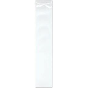 Plymor 4" x 20" (Pack of 100), 4 Mil Heavy Duty Zipper Reclosable Plastic Bags