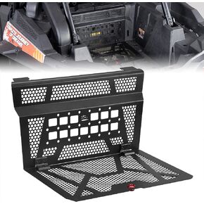 KEMIMOTO Vented Engine Cover, Compatible with Polaris RZR XP 1000 / RZR XP Turbo 2014-2023 RZR Engine Bed Cover 3mm Aluminum Quick Open Breathable Rear Vented Cover Replacement #5454273