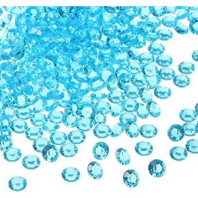 PATIKIL 1000 Pieces Acrylic Diamonds Vase Fillers Plastic 10mm Fake Crystals Gems Wedding Table Scattering Diamond for Wedding Decor Bridal Shower Party Photography Props, Red