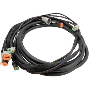 Main Wiring Harness Kit, 15FT Main Modular Ignition Wiring Harness Cable 176340 Fit for Evinrude Johnson OMC Outboard Motor Remote Control Box (15FT)