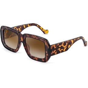 Oversized Square Sunglasses for Women Men Trendy,Large Big Designer Fashion Vintage Shades Retro Sun Glasses