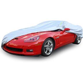 Car Cover Waterproof All Weather Outdoor Car Cover Compatible with Corvette C6 2005-2013, Exterior Sun Hail UV Snow Dust Protection Protection Cover