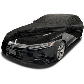 Custom Fit 2012-2019 Honda Accord Car Cover Black Covers