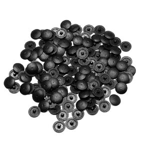 Decorative Plastic Screw Cap Cover for Phillips Screws Head, Black Screw Hole Cover, Home and Office Waterproof Self-Tapping Screw Cover, Pack of 500
