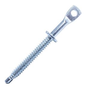 2" Eye Lag Self Tapping Drilling Point Dura-Screws Zinc (Qty 100)
