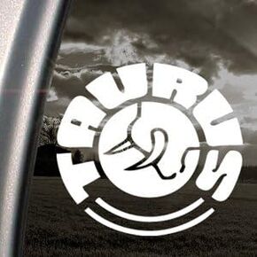 TAURUS FIREARMS GUN Decal Car Truck Window Sticker