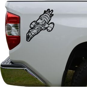 Serenity Firefly Spaceship Die Cut Vinyl Decal Sticker For Car Truck Motorcycle Window Bumper Wall Decor Size- [6 inch/15 cm] Tall Color- Gloss White