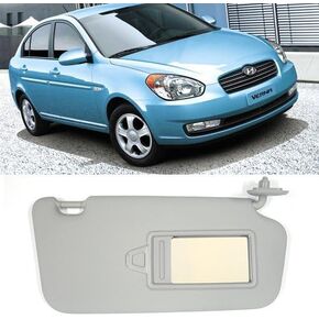 OEM Interior Sun Visor Right Gray 1EA for HYUNDAI 2006 - 2010 Accent / New Verna