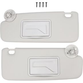 FEXON 2PC Sun Visor Compatible with 2012-2019 Chevy Sonic,2013-2016 Chevrolet Spark Left Driver & Right Passenger Side Replaces P95327509 P95327507