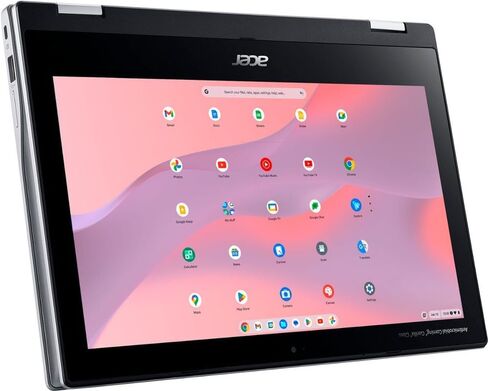 acer Chromebook Spin Newest Flagship Convertible x360 Laptop, 11.6" 2-in-1 HD Touchscreen, 8-Core MediaTek MT8183C Processor, 4GB RAM, 192GB (64GB eMMC+128GB Card), Wi-Fi, Chrome OS +HubxcelAccessory in Saudi Arabia