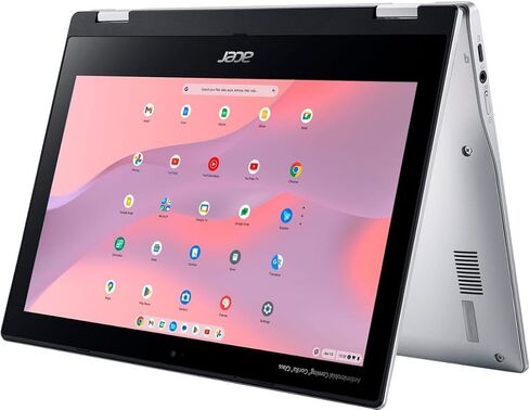 acer Chromebook Spin Newest Flagship Convertible x360 Laptop, 11.6" 2-in-1 HD Touchscreen, 8-Core MediaTek MT8183C Processor, 4GB RAM, 192GB (64GB eMMC+128GB Card), Wi-Fi, Chrome OS +HubxcelAccessory in Saudi Arabia