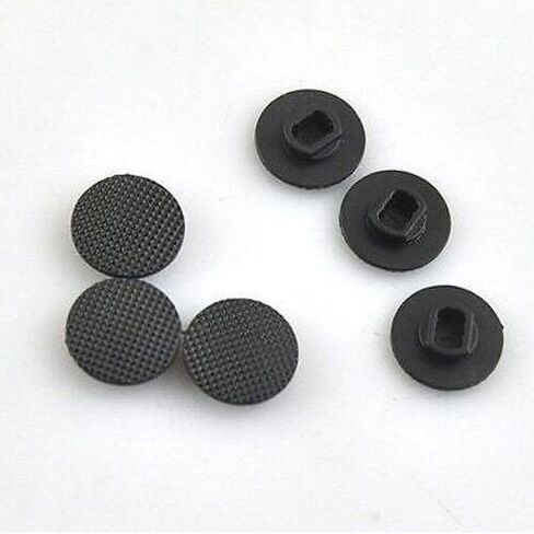 4 Pcs Black Analog Joystick Stick Button Controller Cap Thumbstick Cover for Fat PSP 1000 PSP 1001, Sony PSP Accessories in Saudi Arabia