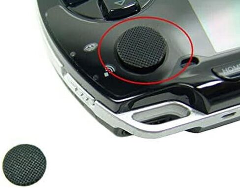 4 Pcs Black Analog Joystick Stick Button Controller Cap Thumbstick Cover for Fat PSP 1000 PSP 1001, Sony PSP Accessories in Saudi Arabia