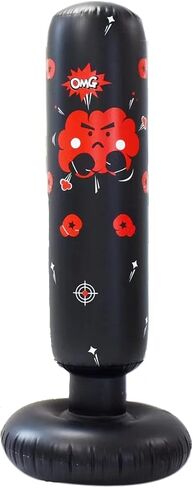 Punching Bag for Kids,Kids Punching Bag Inflatable,Kids Boxing,Quiet Punch,Quiet Punch,Punching Bag for Kids 3-5,Family Games in Saudi Arabia