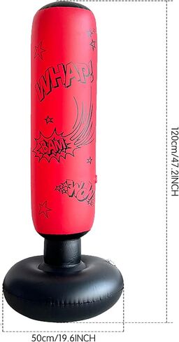 Punching Bag for Kids,Kids Punching Bag Inflatable,Kids Boxing,Quiet Punch,Quiet Punch,Punching Bag for Kids 3-5,Family Games in Saudi Arabia
