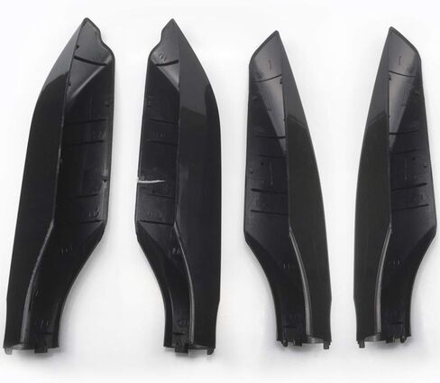ITrims Car Accessories for Toyota Prado J150 for Lexus GX 460 GX460 2010-2022 Roof Rack Rail End Luggage Protector Cover Cargo Rack Shell Cap Trims 4PCS (Black) in Saudi Arabia
