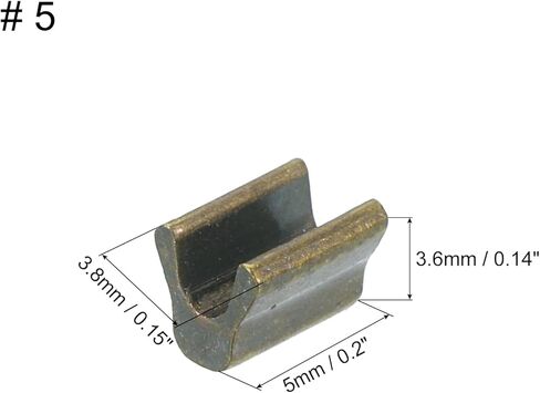 40 قطعة من مثبتات السحاب المنزلقة من uxcell - #5 سدادات علوية للحقائب والمعاطف والسترات والسحابات ذات النهاية المغلقة، لون فضي in Kuwait