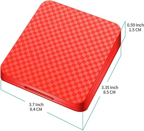 حامل حقيبة ألعاب سويتش - عبوتان من ملحقات هدايا صغيرة محمولة لتنظيم الألعاب - مع 24 فتحة خرطوشة و24 وحدة تخزين لبطاقات SD الصغيرة، وإغلاق مغناطيسي، وغطاء صلب وبطانة ناعمة in Kuwait