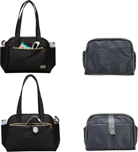 Rabjen Small Nurse Bag for Work with 13'' Laptop Compartment, Utility Laptop Tote Bag with Cup Holder in Saudi Arabia